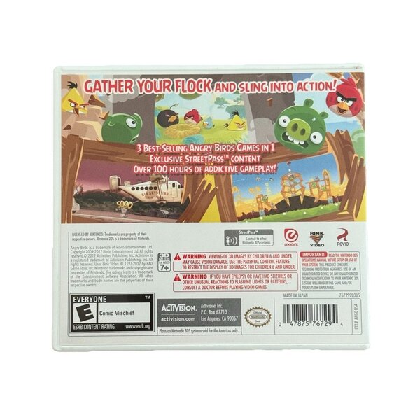 Angry Birds Trilogy - Nintendo 3DS - Working Tested - Picture 2 of 16